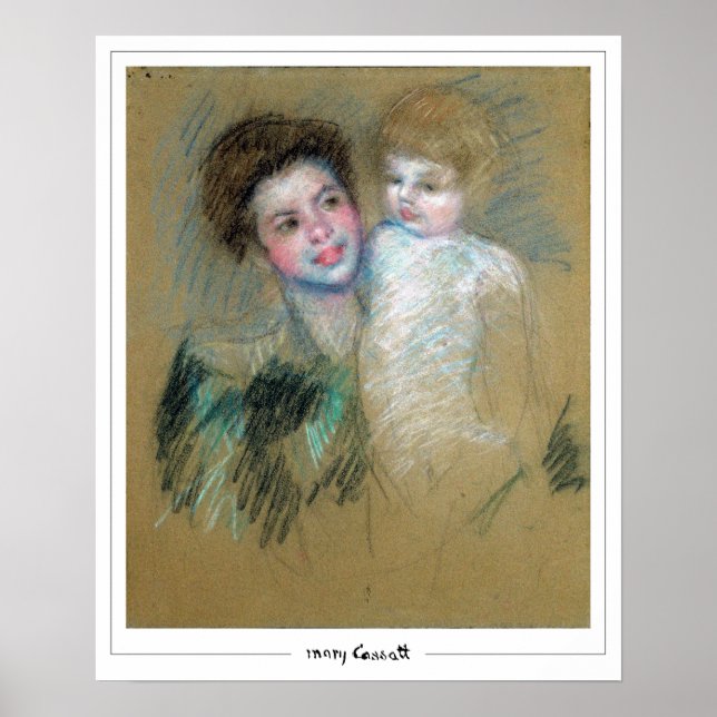 Mary Cassatt Zedign Art Poster #204 (Vorne)