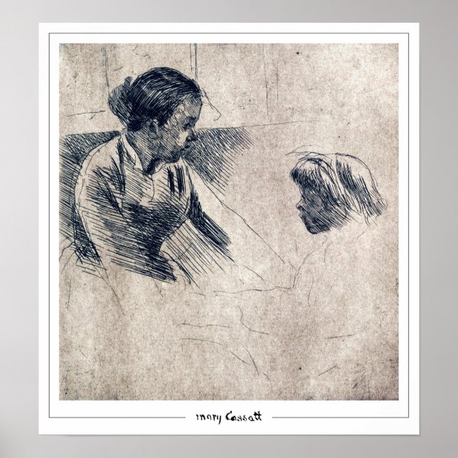 Mary Cassatt Zedign Art Poster #342 (Vorne)