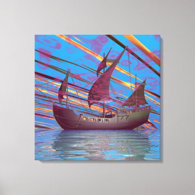 Mary Celeste Stretched Canvas Print Leinwanddruck (Vorderseite)