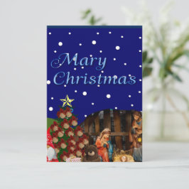 Mary Christmas Dankeskarte
