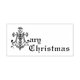 Mary Christmas Katholic Jungfrau Mary Cross Permastempel