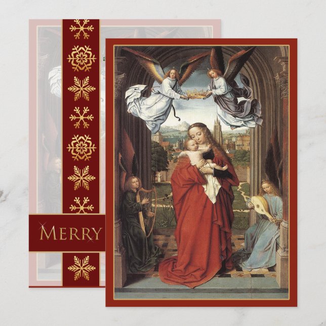 Mary Crowned by Angels - Weihnachten (Vorne/Hinten)