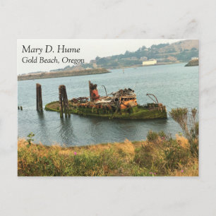 Mary D. Hume, Gold Beach, Oregon Postkarte