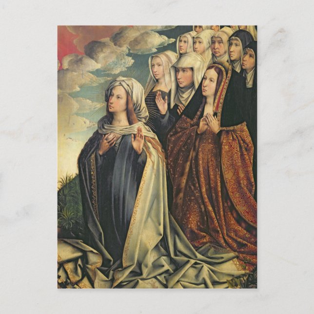 Mary der Vermittler mit Joanna das wütende Postkarte (Vorderseite)