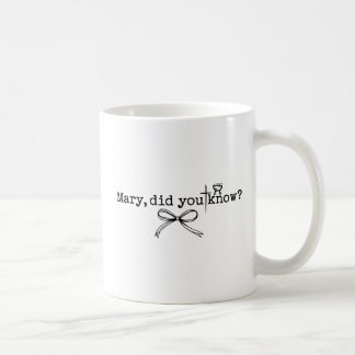 Mary Did You Know Christmas Jesus Birth Nativity  Kaffeetasse