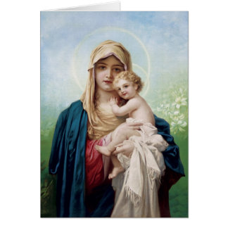 Mary, die Jesus hält