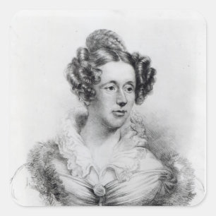 Mary Fairfax Greig Somerville Quadratischer Aufkleber