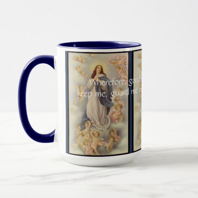 Mary, gesegnete Mutter. Tasse (Links)