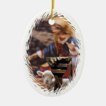 Mary hatte ein kleines Lamm - Weihnachtsverzierung