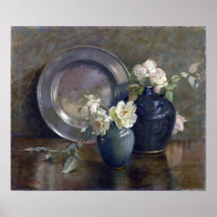 Mary Hiester Reid A Study in Grays Poster
