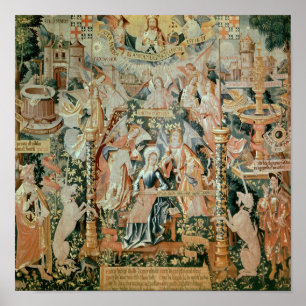 Mary in the Temple, Szenen aus dem Leben der Poster