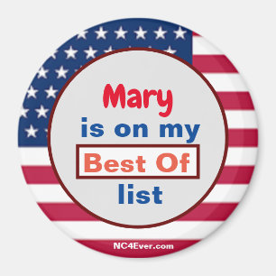 Mary ist in meinem besten Of List Magnet