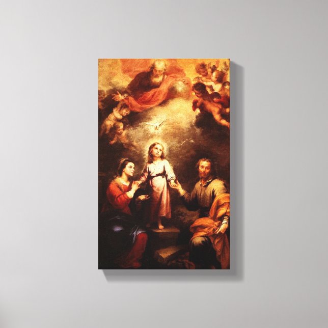 Mary, Jesus, & Joseph 2 Leinwanddruck (Vorderseite)