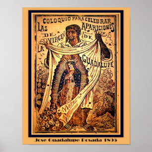 Mary - Jose Guadalupe Posada Poster, unsere Lady J Poster