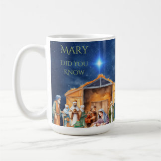 Mary kannte die Krippe-Tasse Kaffeetasse