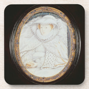 Mary-Königin der Schotten (1542-87) als Witwe Untersetzer