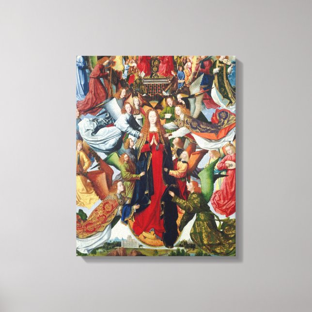 Mary, Königin des Himmels, c. 1485 - 1500 Leinwanddruck (Vorderseite)