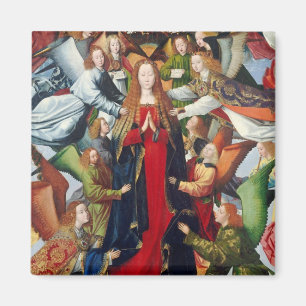 Mary, Königin des Himmels, c. 1485 - 1500 Magnet