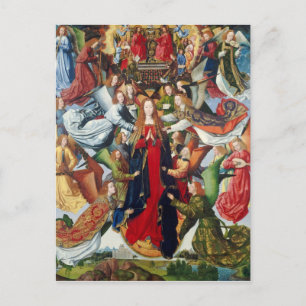 Mary, Königin des Himmels, c. 1485 - 1500 Postkarte
