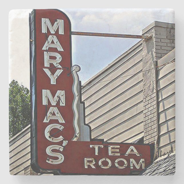 Mary Mac's Teesalon, Mary Mac's Atlanta, Mary Mac Steinuntersetzer (Vorderseite)