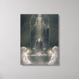 Mary Magdalene am Sepulcher, c.1805 (w/c und p Leinwanddruck