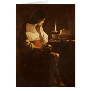 Mary Magdalene avec une lumière de nuit, 1630-35