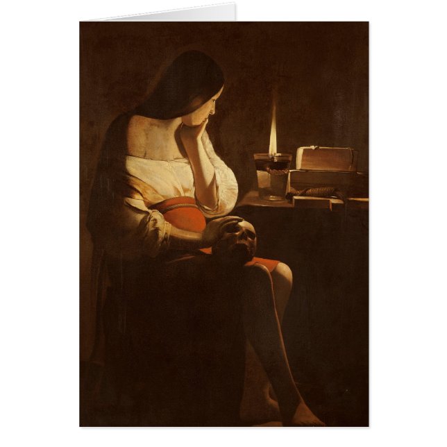 Mary Magdalene avec une lumière de nuit, 1630-35 (Devant)