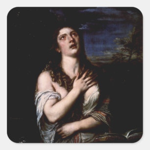 Mary Magdalene, c.1561 Quadratischer Aufkleber
