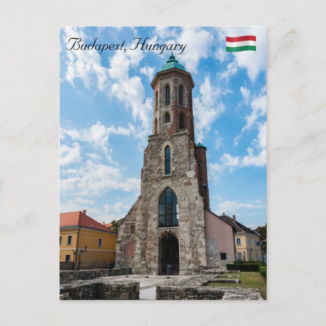 Mary Magdalene Church - Budapest, Ungarn Postkarte (Vorderseite)