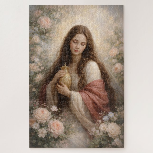 Mary Magdalene Classical Peaceful Timeless Pastel (Vertikal)