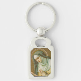 Mary Magdalene de Pazzi (JM 45) Rectang Metal Schlüsselanhänger