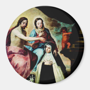 Mary Magdalene de Pazzi von Pedro de Moya Magnet