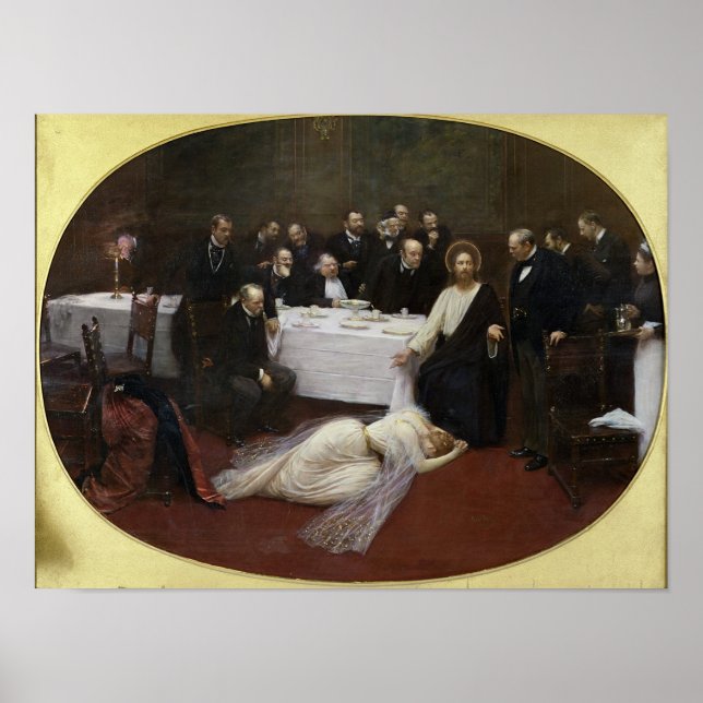 Mary Magdalene im Haus des Pharisees Poster (Vorne)