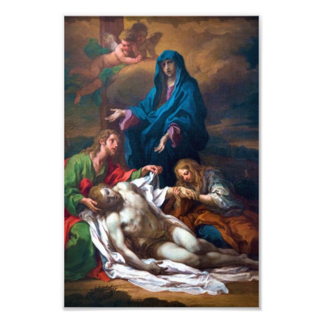 Mary Magdalene und Jesus Fotodruck (Vorne)