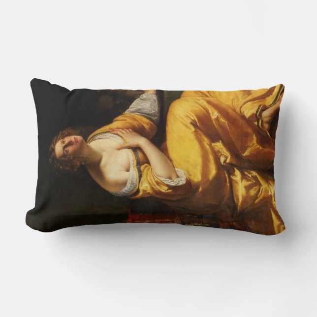 Mary Magdalene (von Artemisia Gentileschi) Lendenkissen (Vorderseite)