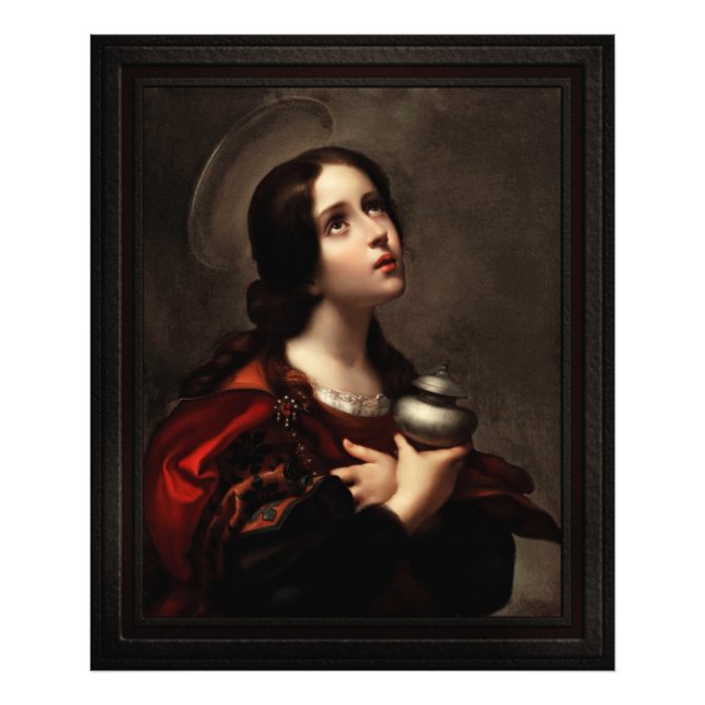 Mary Magdalene von Carlo Dolci Fotodruck (Vorne)