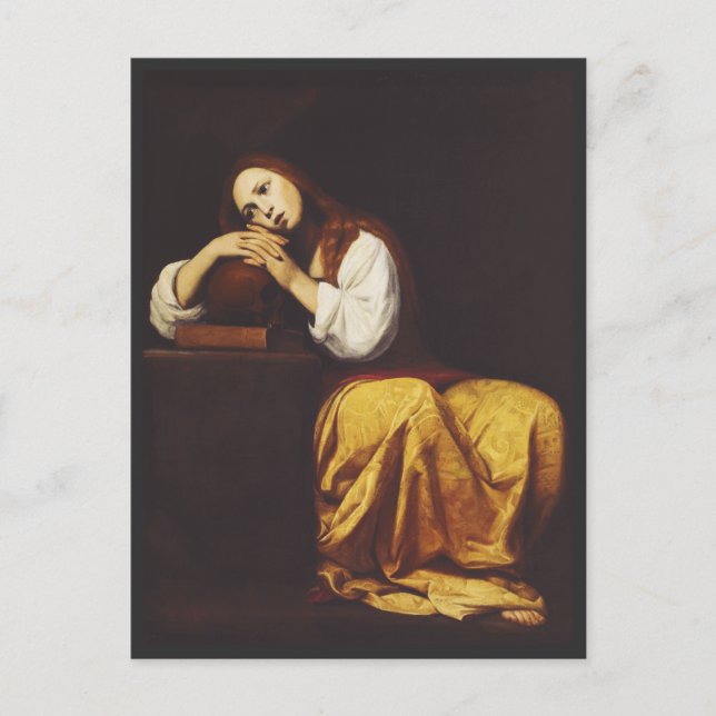 Mary Magdalene von Giacomo Galli Postkarte (Vorderseite)
