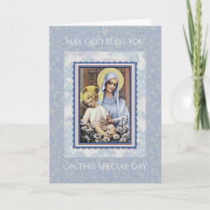 MARY MAPPY'S DAY JUNGFRAU MARY RELIGIOUS CARD KARTE
