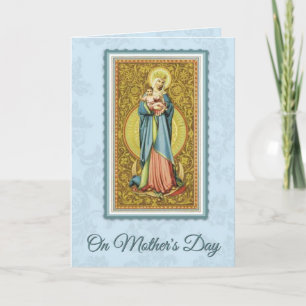 MARY MAPPY'S DAY JUNGFRAU MARY RELIGIOUS CARD KARTE