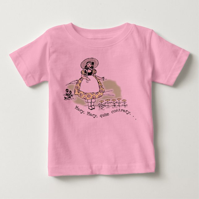 Mary, Mary, ganz im Gegensatz Baby T-shirt (Vorderseite)