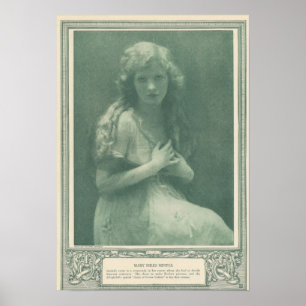 Mary-Meilen-Münzenpräger-stiller Stern-Druck Poster