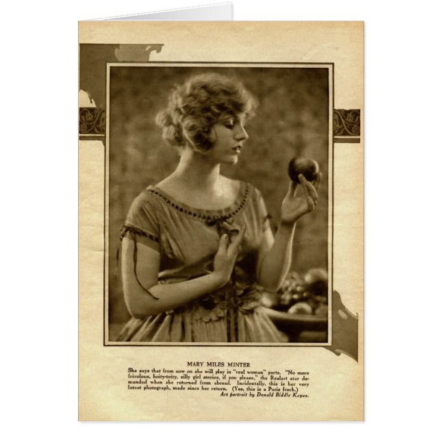 Mary Miles Minter 1921 Vintages Portrait (Vorne)