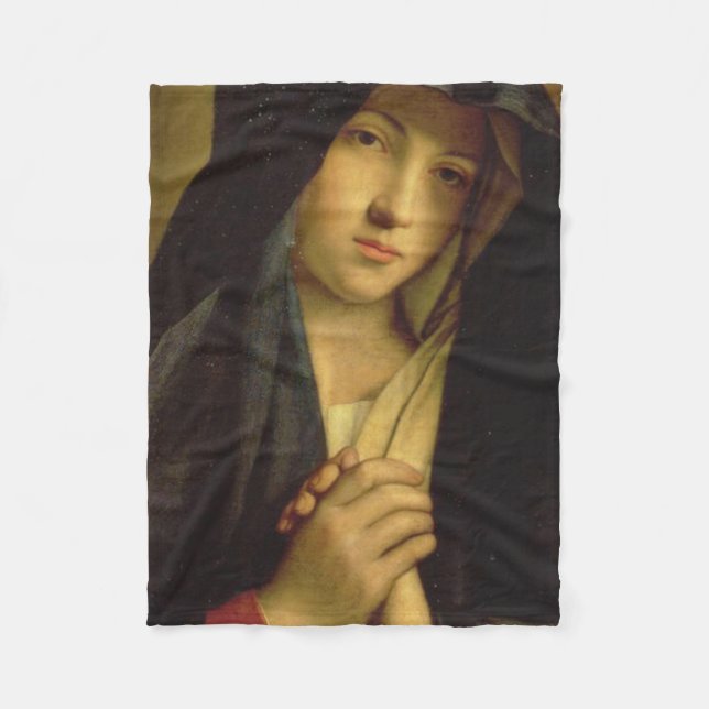 Mary Mother of Jesus - Die Madonna in Trauer Fleecedecke (Vorderseite)