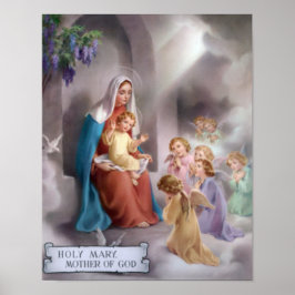 Mary Mutter Gottes, die heilige Jungfrau, Poster