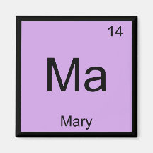 Mary Name Chemie Element Periodensystem