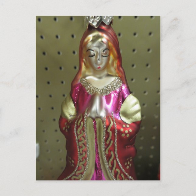 Mary Ornament Postkarte (Vorderseite)