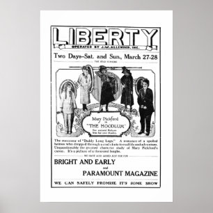 Mary Pickford 1920 Vintager Film und Poster