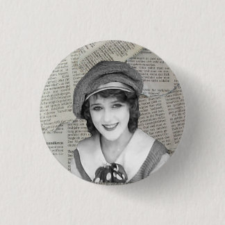Mary Pickfordnymphet-Knopf Button