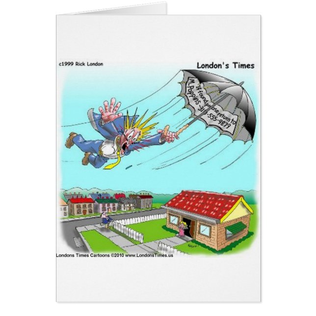 Mary Poppins Umbrella Funny Cadeaux Tee - shirt Et (Devant)