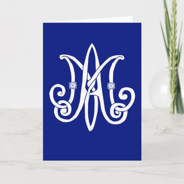 Mary’s Monogram with rosa (Vorderseite)